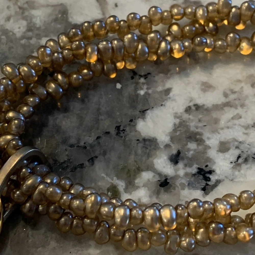 Chicos Vintage Beaded Necklace 15-19”‎